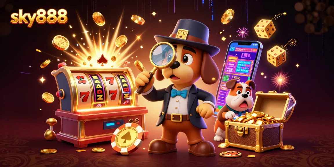 Engage with sky888's thrilling world as a detective unravels casino mysteries.