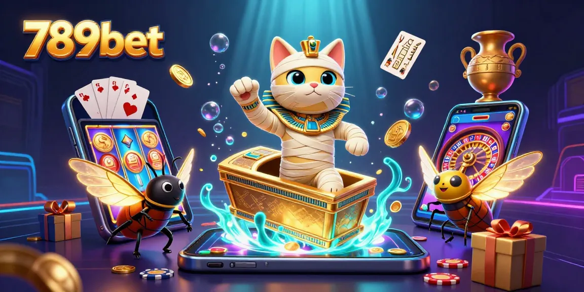 Khám phá thế giới hấp dẫn của 789bet với hình ảnh mèo xác ướp 3D và âm thanh giải trí cuốn hút.