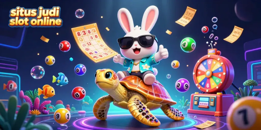 Menggali kesenangan dengan situs judi slot online sambil berpetualang bersama kelinci beruntung dan penyu emas.