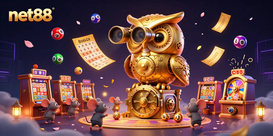 Engage with net88 to uncover vibrant lottery games amidst a casino scene filled with excitement.
