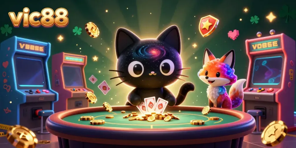 Experience excitement at vic88 casino with cosmic cat and nebula fox winning big!