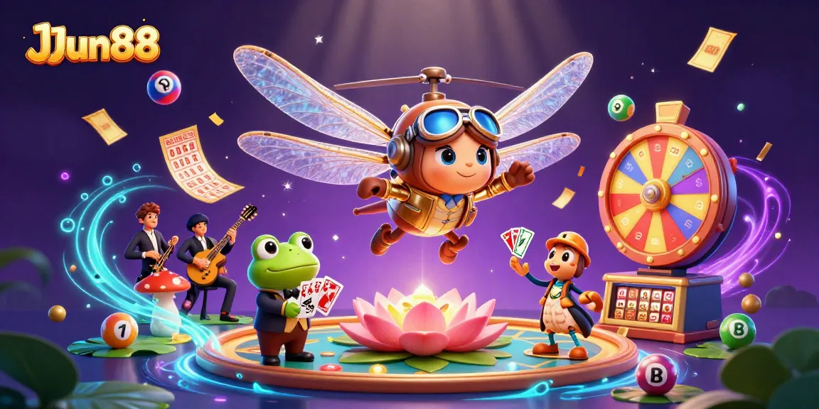 Experience thrilling gameplay at JJun88 with engaging casino elements and dynamic backgrounds.