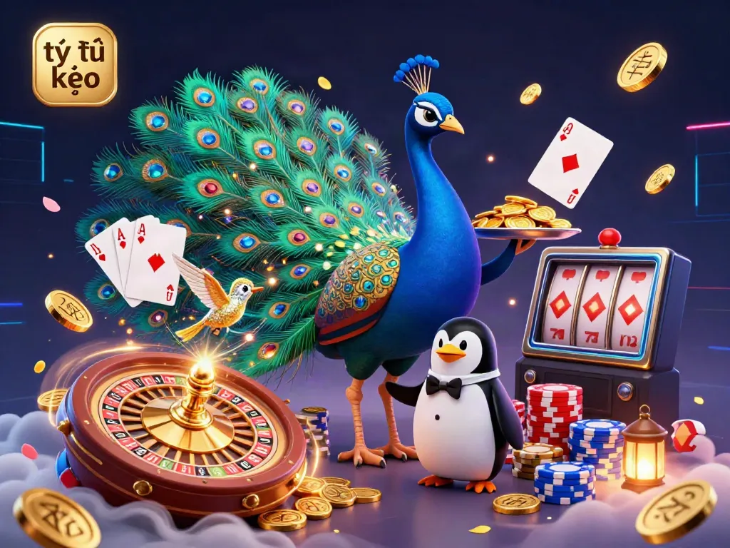 Experience thrilling betting moments with tỷ lệ kèo illustrated in a vibrant 3D scene.